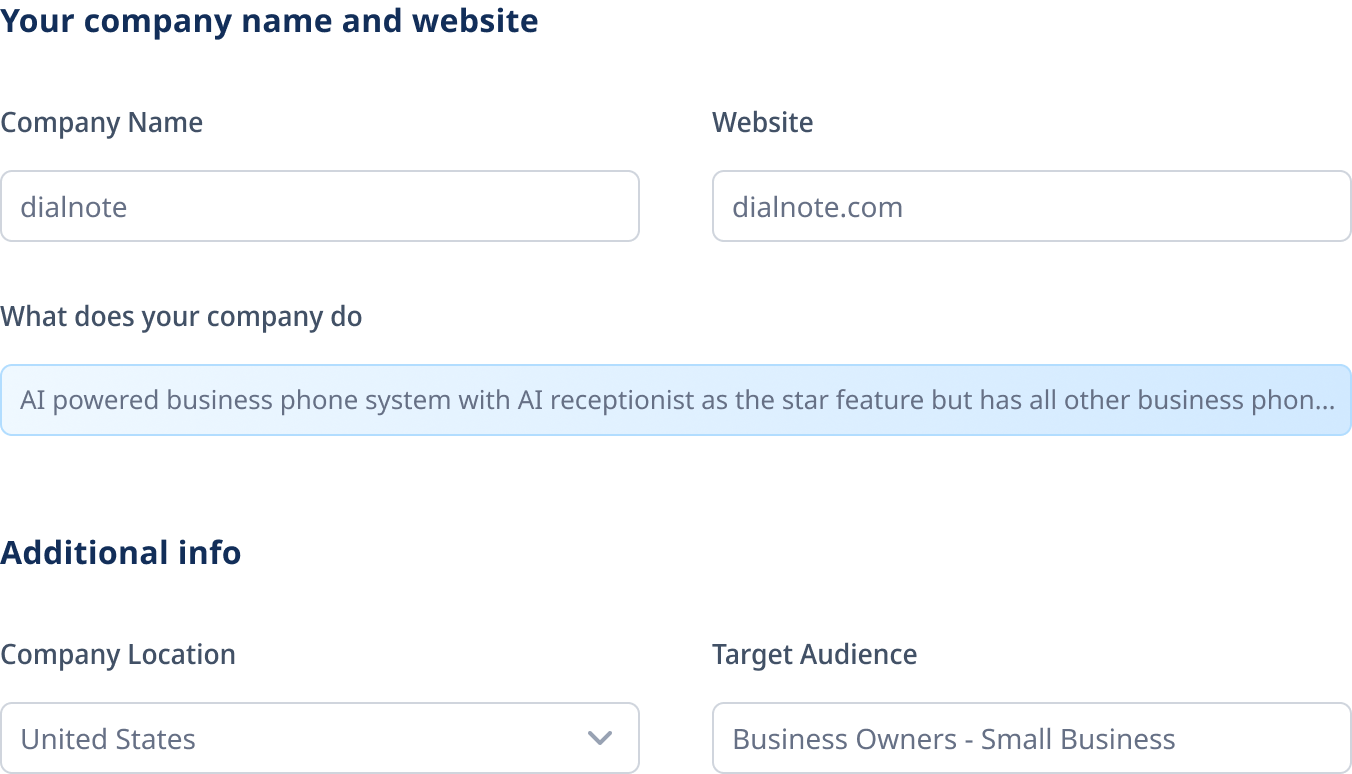 Company Details