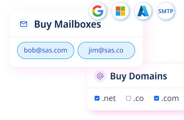 Global blacklist monitoring with pass/fail statuses for domains to boost deliverability and auto-pause campaigns on issues.
