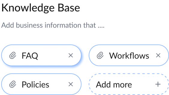 Knowledge base training