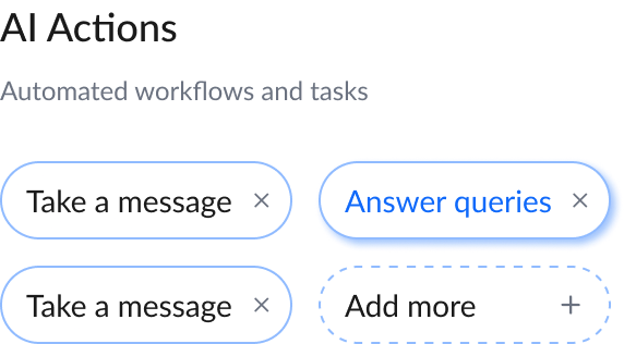 AI Actions that get things done