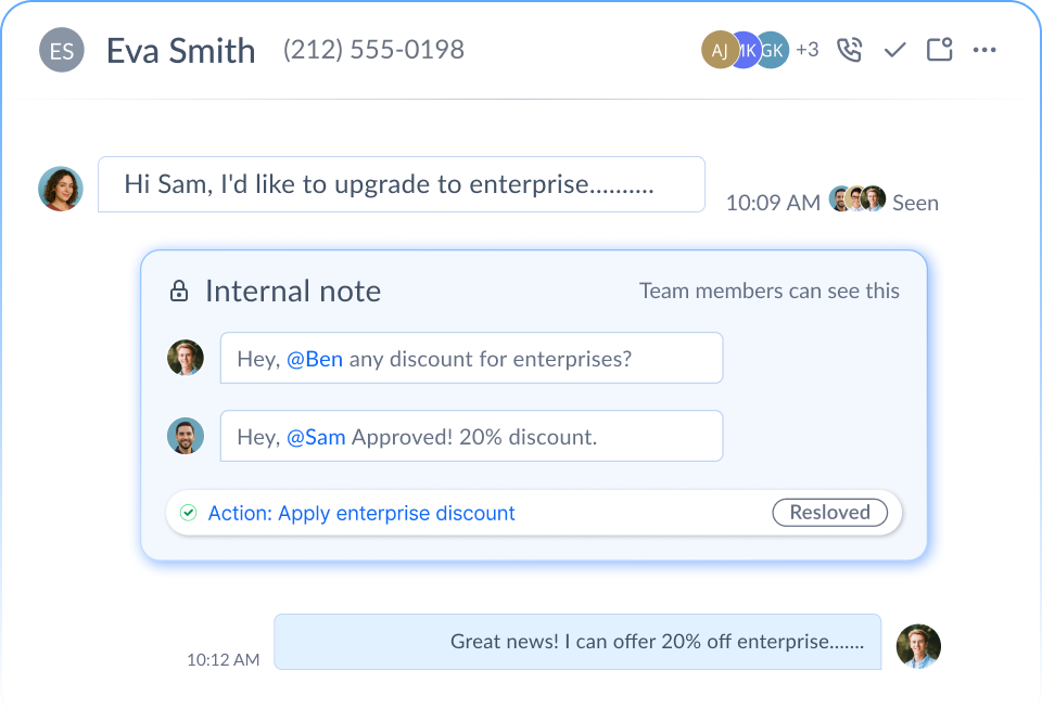 Collaborate without breaking the call